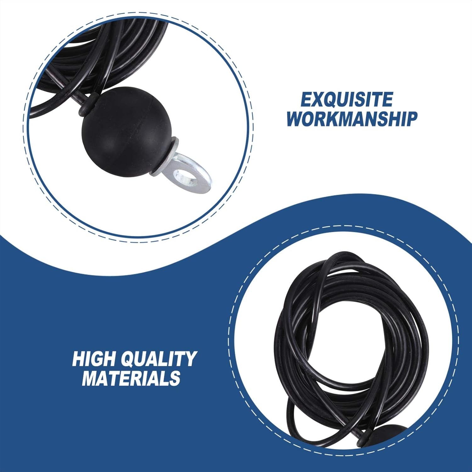 Fitness Replacement Cable Exercising Wire Rope Heavy Duty Gym Cable for Pulley Home Gym Equipment Accessories 1.4M